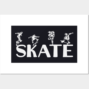 Skate Skateboarder Saying Posters and Art